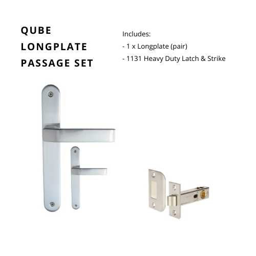 ZANDA QUBE LONGPLATE HANDLE