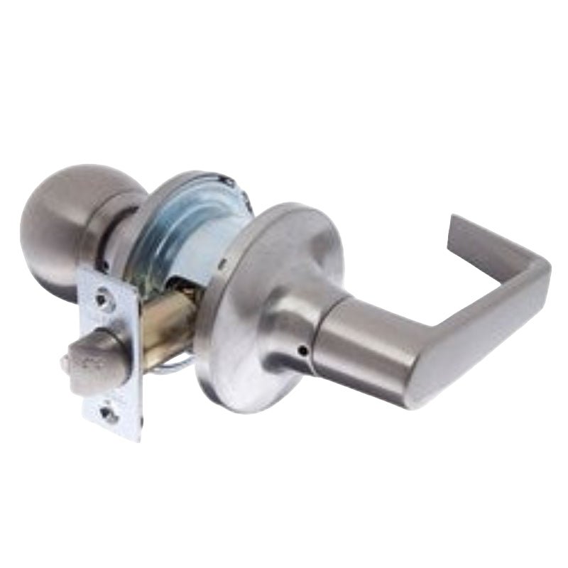 Brava Metro Ra Series Tiebolt Storeroom Combination Knob/ Lever Set Adjustable Backset Satin Chrome - Ra3h6062sc