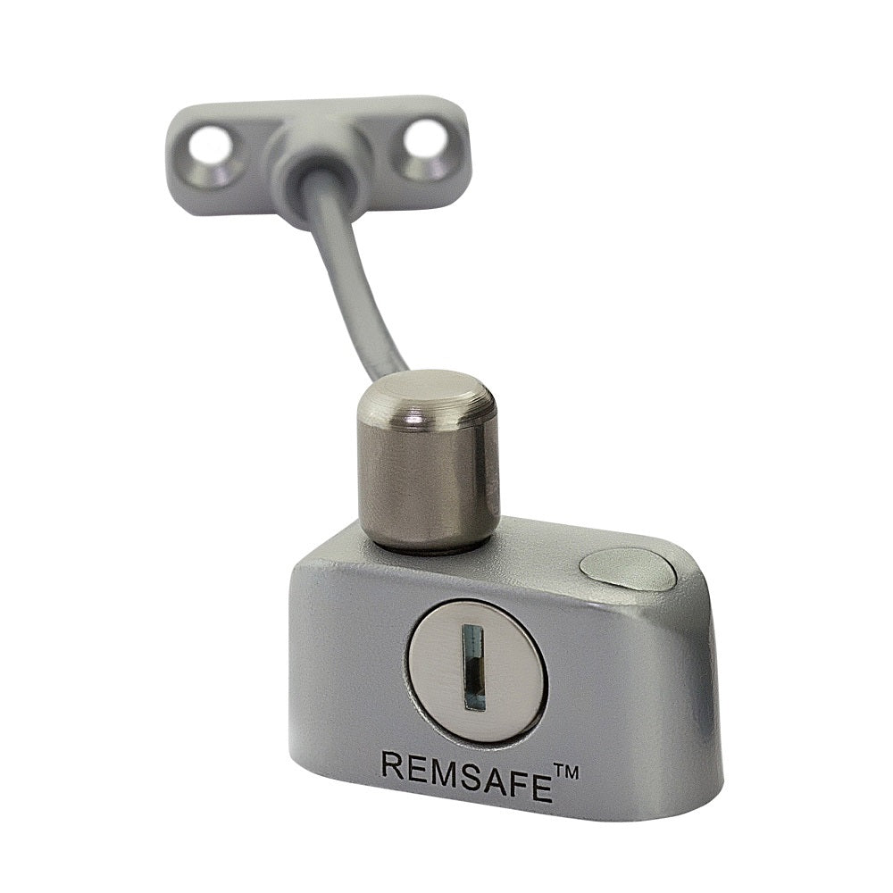 REMSAFE WINDOW RESTRICTOR SAFETY DEVICE KEY LOCK CHILD SAFE 125MM LIMIT SILVER RL002SS-K1-SIL