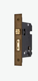 Roller mortice lock with a Zanda branding on the white background