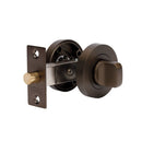 Zanda Round Separate Privacy Kit - Ember Bronze, 60mm Backset (7032.EB) - primehardware
