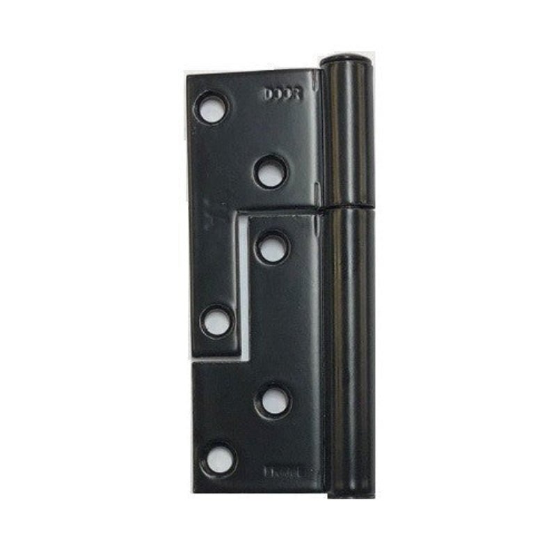 Zanda Matt Black Fast Fix Lift Off Hinges Non Handed - primehardware
