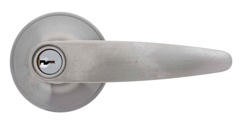 Carbine Kingston SL7000 Tiebolt Standard Entrance Lever set, C4 Keyed to Differ, Boxed, Stainless Steel - primehardware