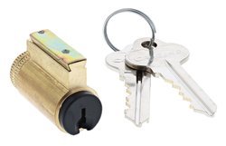 Carbine SS, SS5000 and SL Series Lockset Cylinder, 6 pin, C4 Keyed to Differ, Matte Black - primehardware