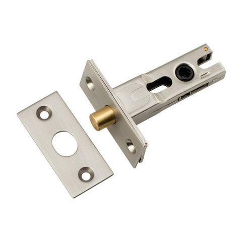 IVER Privacy Bolt Round | 45mm Backset - Satin Nickel