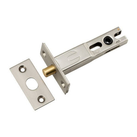 IVER Privacy Bolt Round | 70mm Backset - Satin Nickel