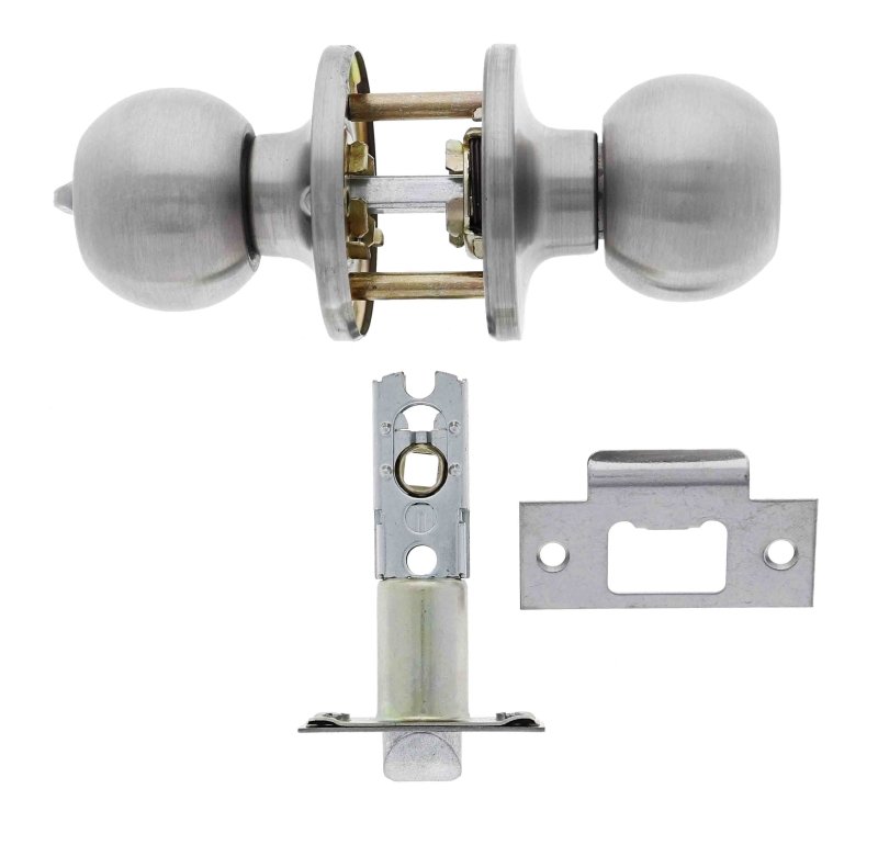 Carbine Aintree SS9000 Tiebolt Privacy set, ,   , Display Pack, Satin Stainless Steel