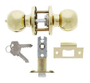Carbine Aintree SS9000 Tiebolt Entrance set, , TES5 Keyed to Differ , Boxed, Polished Brass - primehardware