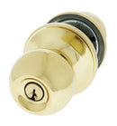 Carbine Aintree SS9000 Tiebolt Entrance set, Push button, C4 Keyed to Differ , Boxed, Polished Brass - primehardware