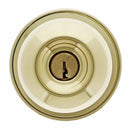 Carbine Aintree SS9000 Tiebolt Entrance set, Push button, C4 Keyed to Differ , Boxed, Polished Brass - primehardware