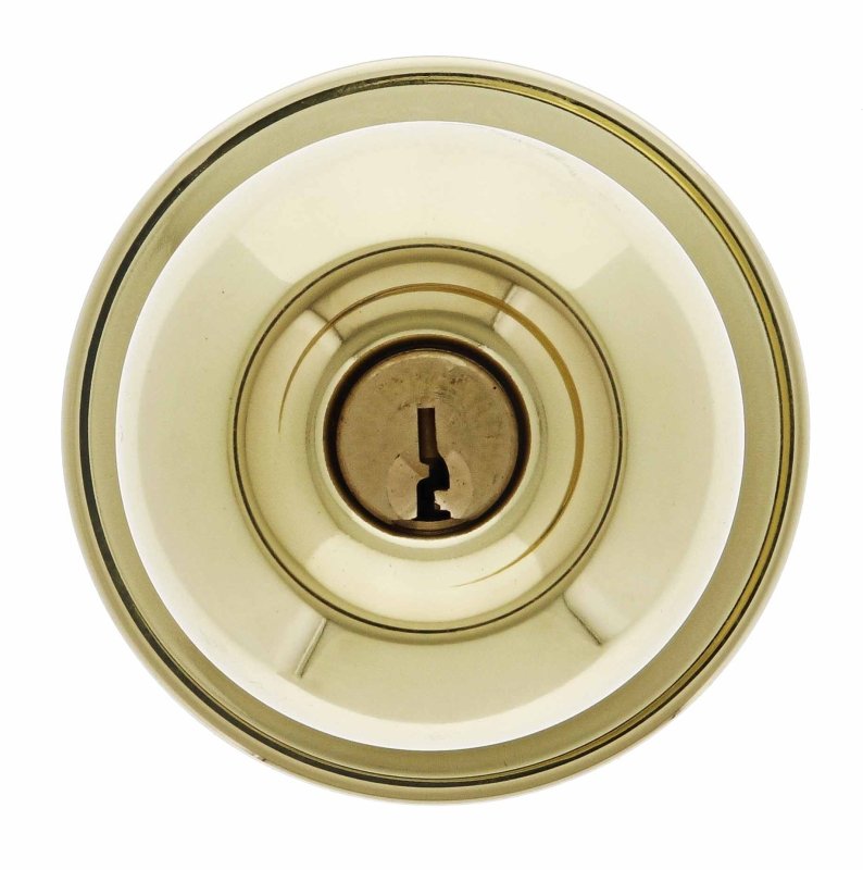 Carbine Aintree SS9000 Tiebolt Entrance set, Push button, C4 Keyed to Differ , Boxed, Polished Brass - primehardware