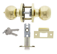 Carbine Aintree SS9000 Tiebolt Entrance set, , C4 Keyed to Differ , Display Pack, Polished Brass