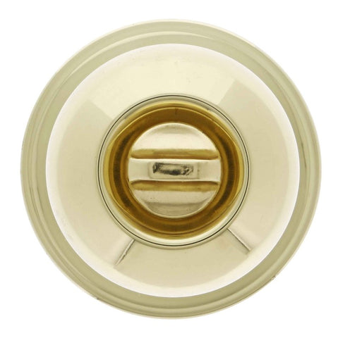 Carbine Aintree SS9000 Tiebolt Privacy set, , , Display Pack, Polished Brass - primehardware