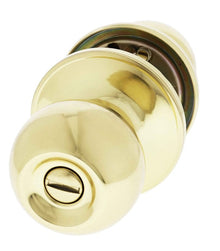Carbine Aintree SS9000 Tiebolt Privacy set, ,   , Boxed, Polished Brass