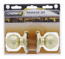 Carbine Aintree SS9000 Tiebolt Passage set, , , Display Pack, Polished Brass - primehardware