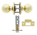 Carbine Aintree SS9000 Tiebolt Passage set, , , Display Pack, Polished Brass - primehardware