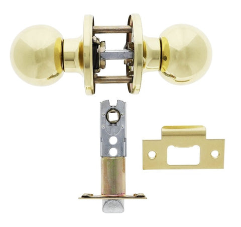 Carbine Aintree SS9000 Tiebolt Passage set, , , Boxed, Polished Brass - primehardware