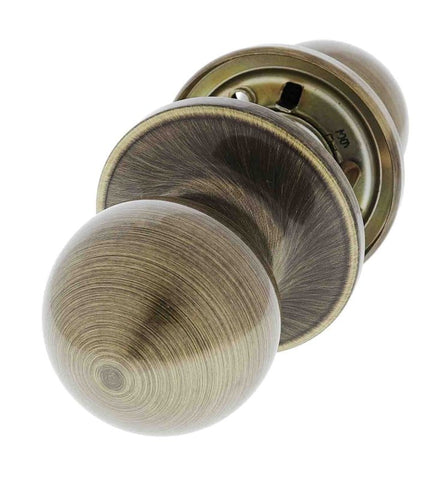 Carbine Aintree SS9000 Tiebolt Passage set, Boxed, Antique Brass - primehardware