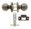 Carbine Aintree SS9000 Tiebolt Passage set, Boxed, Antique Brass - primehardware
