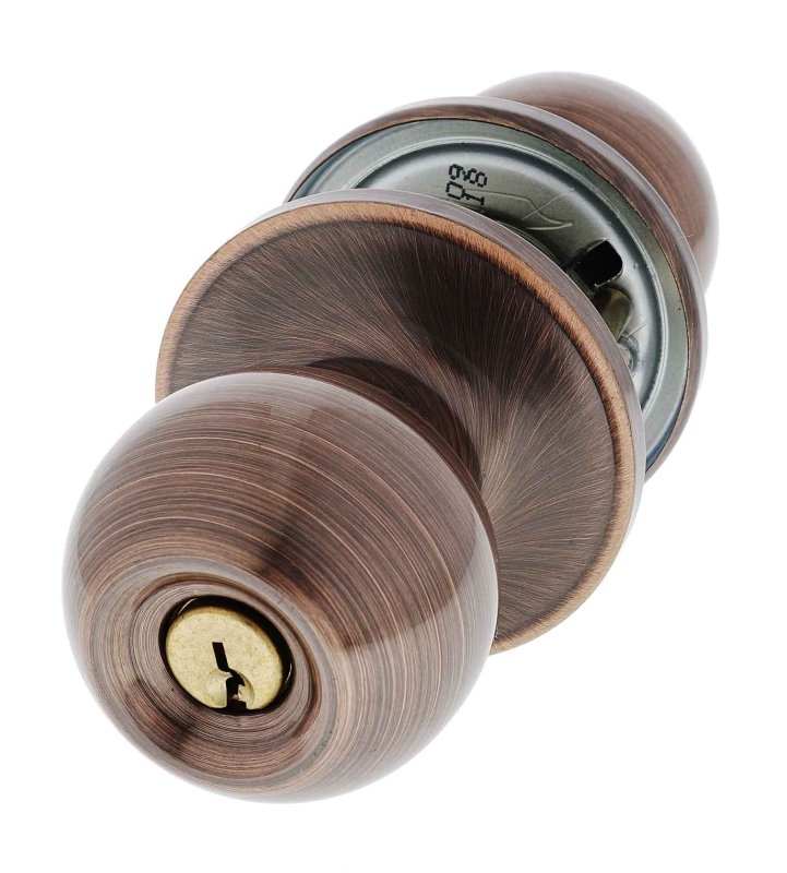 Carbine Aintree SS9000 Tiebolt Entrance set, Push button, C4 Keyed to Differ , Boxed, Antique Bronze - primehardware