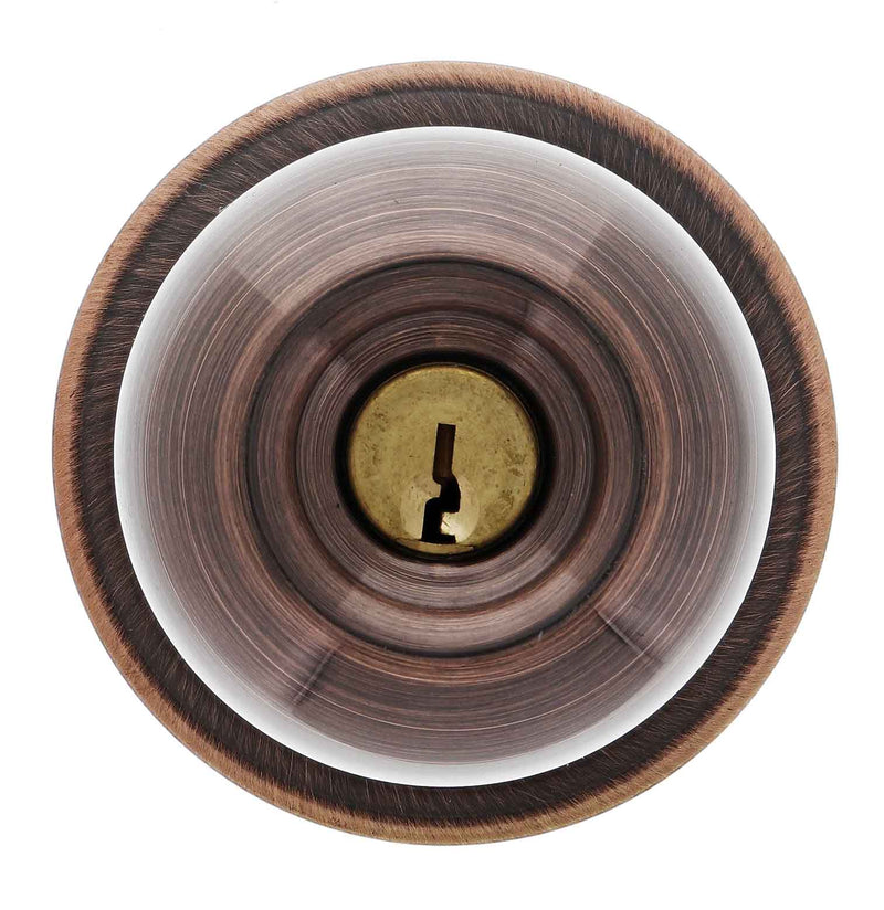 Carbine Aintree SS9000 Tiebolt Entrance set, , C4 Keyed to Differ , Boxed, Antique Brass