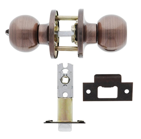 Carbine Aintree SS9000 Tiebolt Passage set, , , Display Pack, Antique Bronze - primehardware