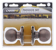 Carbine Aintree SS9000 Tiebolt Passage set, ,   , Display Pack, Antique Bronze