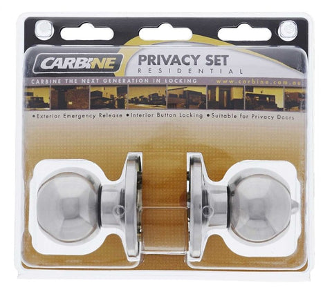 Carbine Aintree SS9000 Tiebolt Privacy set, , , Display Pack, Chrome Plate - primehardware