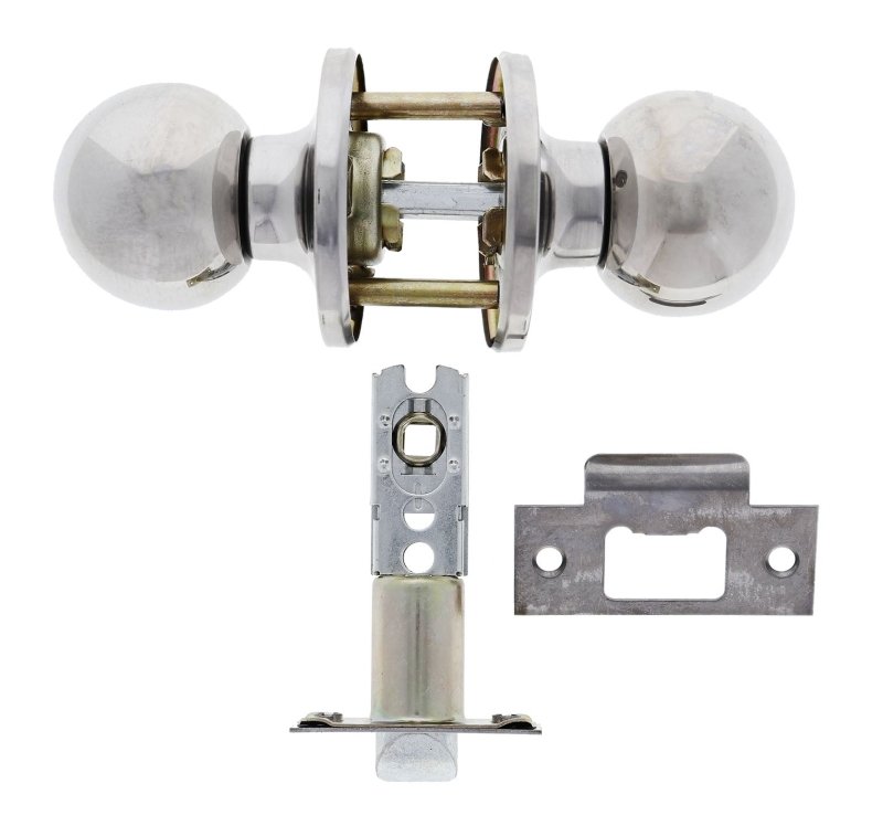 Carbine Aintree SS9000 Tiebolt Privacy set, Push button,   , Boxed, Satin Stainless Steel
