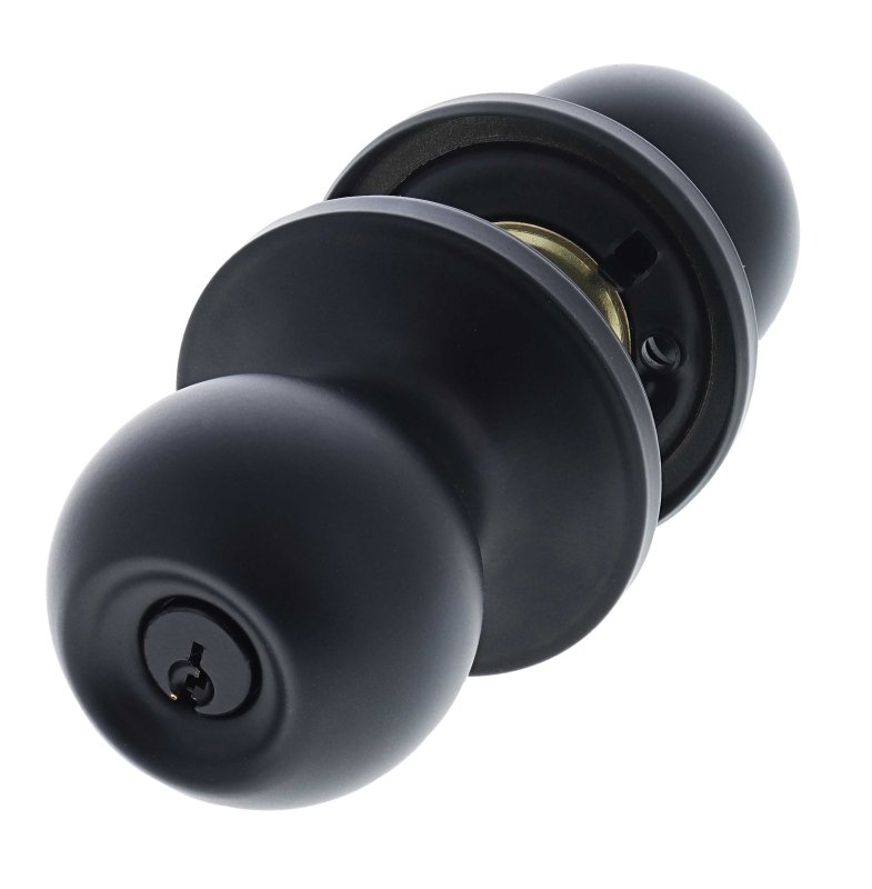 Carbine Aintree SS9000 Tiebolt Entrance set, , C4 Keyed to Differ , Boxed, Matte Black - primehardware