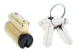 Carbine SS and SL Series Lockset Cylinder, 6 pin, C4 Keyed to Differ, Matte Black - primehardware