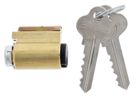 Carbine SS and SL Series Lockset Cylinder, 6 pin, C4 Keyed to Differ, Matte Black - primehardware