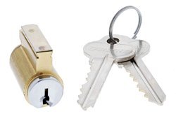 Carbine SS and SL Series Lockset Cylinder, 6 pin, C4 Keyed to Differ, Satin Chrome - primehardware