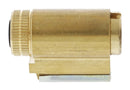 Carbine SS and SL Series Lockset Cylinder, 5 pin, Tes5 Keyed to Differ, Polished Brass - primehardware