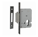 AUSTYLE Entrance Sliding Door Lock 45mm Black 59087 - primehardware