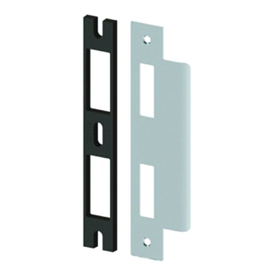Yale Al Door Ddl Strike Kit Black - primehardware