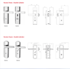 LOCKWOOD NEXION VISION MECHANICAL LEVER 3 MATT BLACK - primehardware