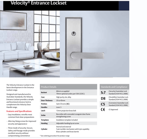 LOCKWOOD NEXION VISION MECHANICAL LEVER 3 MATT BLACK - primehardware