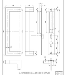 Austyle Integrated Flush Pull &amp; Offset Pull Handle — Back-to-Back | Satin Stainless 304SS - primehardware