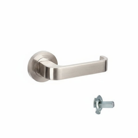 Zanda Streamline - Brushed Nickel & Satin Chrome - primehardware