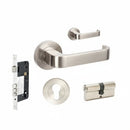 Zanda Streamline - Brushed Nickel & Satin Chrome - primehardware