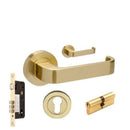 Zanda Streamline – Satin Brass - primehardware