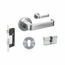 Zanda Streamline - Brushed Nickel & Satin Chrome - primehardware