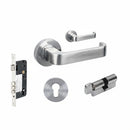 Zanda Streamline - Brushed Nickel & Satin Chrome - primehardware