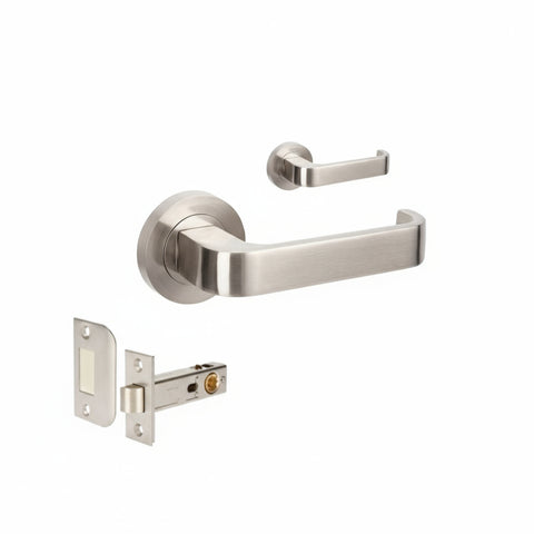Zanda Streamline - Brushed Nickel & Satin Chrome - primehardware