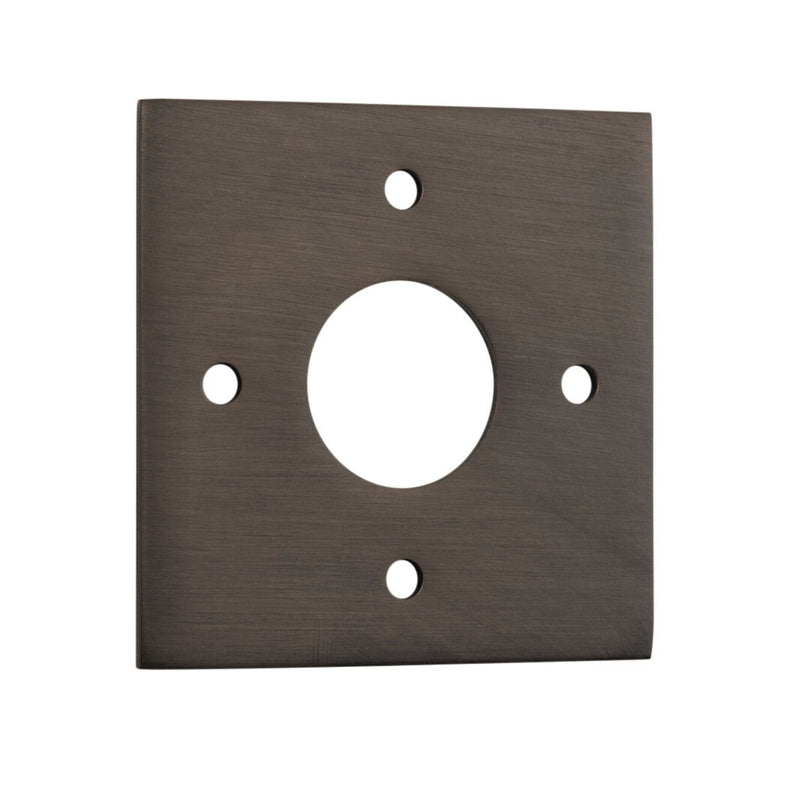 IVER ADAPTOR PLATE PAIR SQUARE ROSE 60MM - AVAILABLE IN VARIOUS FINISHES