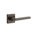 Iver Baltimore Door Lever on Square Rose | Lever Set Only | 7 Finishes - Signature Brass