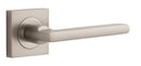 Iver Baltimore Door Lever on Square Rose | Lever Set Only | 7 Finishes - Satin Nickel