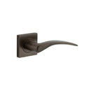 Iver Oxford Door Lever on Square Rose | Lever Set Only | 4 Finishes - Signature Brass