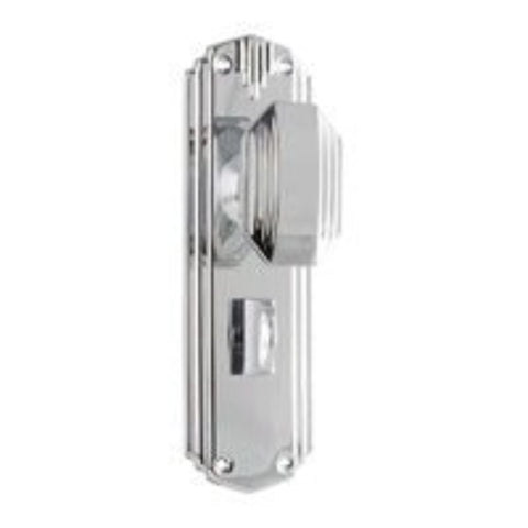 Tradco Napier Art Deco Door Knob on Backplate - Customise your needs - primehardware